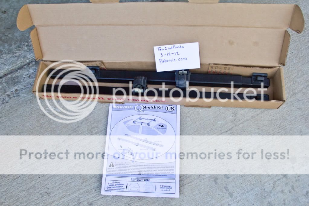 CA Yakima Q Stretch Kit (Coupe Roof Rack Adapter) 8th Generation